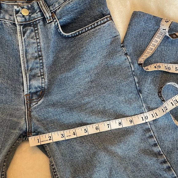 Vintage Levis 501 made in USA 501 90s jeans denim blue straight leg 100% cotton - Picture 7 of 12